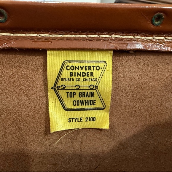 Classic Tan Leather Men's Bag - Picture 8 of 8